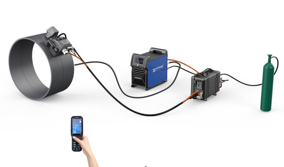 All Position Automatic Welding Machine With Laser Calibration And Tracking Portable Welding Tractor