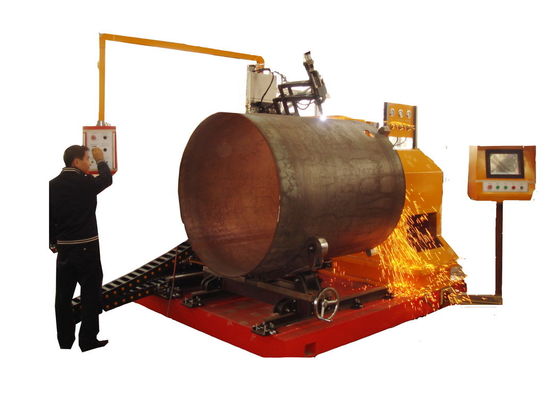 6 Axis CNC Pipe Profile Cutting Machine 0.5-100mm Thickness Rack And Pinion Transmission
